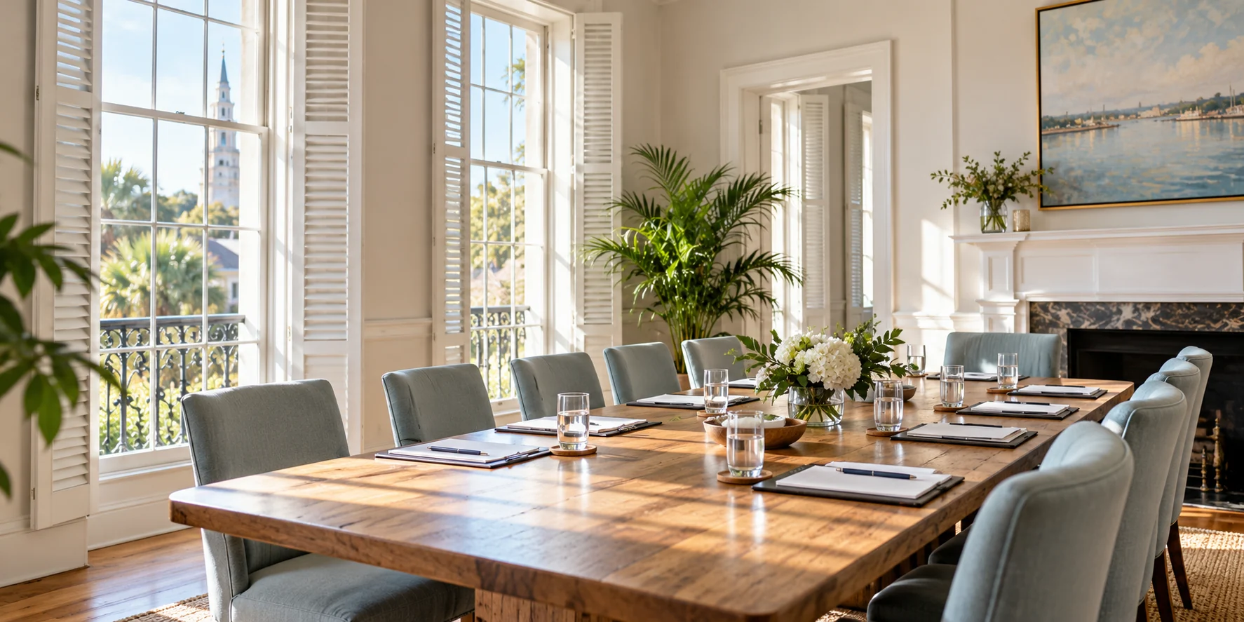 An inviting setting for an effective meeting